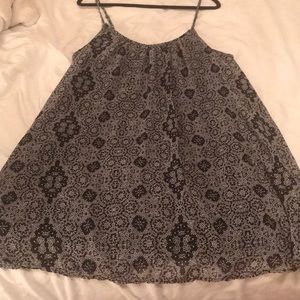 Spaghetti strap shift dress